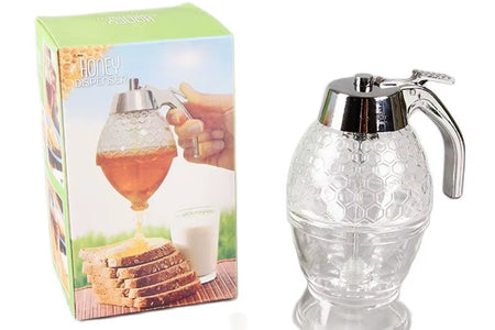 The Perfect Honey Dispenser - 200ml Plastic Pot for Easy Home Use
