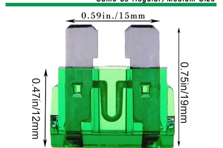 (55 Pcs) 30 Amp Standard Blade Fuse, 30A Automotive Fuse for Car Truck